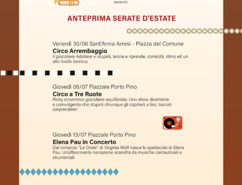 Anteprima eventi Estate 2023 a S.Anna e Porto Pino